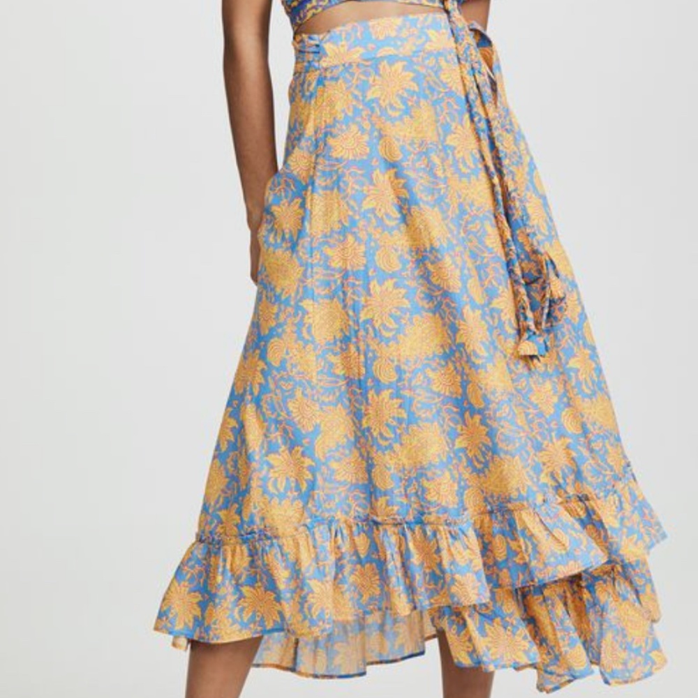 Apiece Apart Feliz Wrap Skirt 8 Fits Small Medium Large